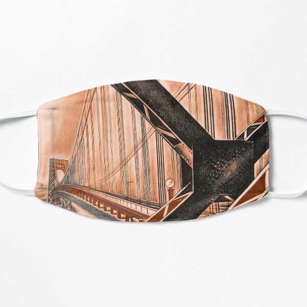 George Washington Bridge wall art print Flat Mask