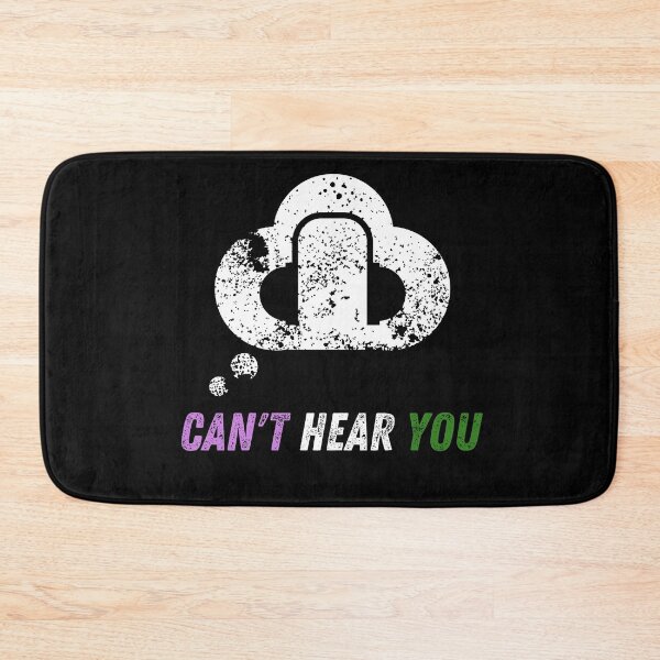 Item preview, Cool Graphic Genderqueer - Can't Hear You I'm Gaming - Can't Hear You Music designed and sold by WonderWear.