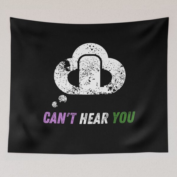 Item preview, Cool Graphic Genderqueer - Can't Hear You I'm Gaming - Can't Hear You Music designed and sold by WonderWear.