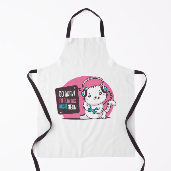 Item preview, Go Away I'm Playing Right Meow - Cat Gamer designed and sold by zoljo.