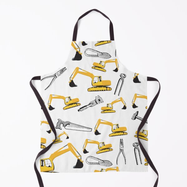 Item preview, Excavator Construction Trucks and Tools Pattern designed and sold by idovedesign.
