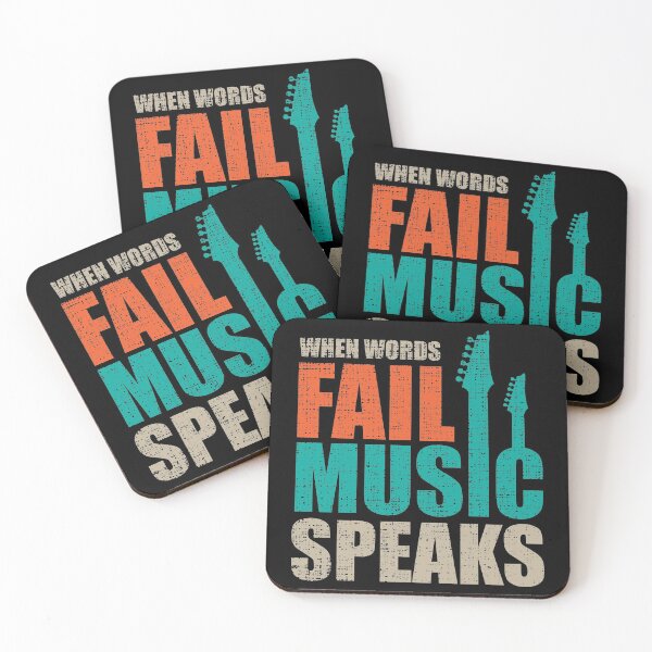 Item preview, When Words Fail Music Speaks designed and sold by mdnrsakib.