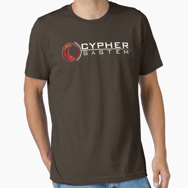 Artikel-Vorschau von Cypher System Logo Weiß-Unisex T-Shirts, designt und verkauft von montecookgames.