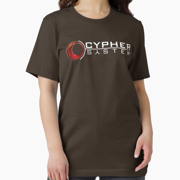 Item preview, Cypher System Logo White-Unisex T-Shirts designed and sold by montecookgames.