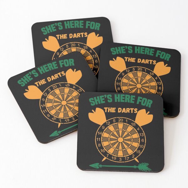 Item preview, Partner Design She's Here For The Darts designed and sold by OmmeDesigns.