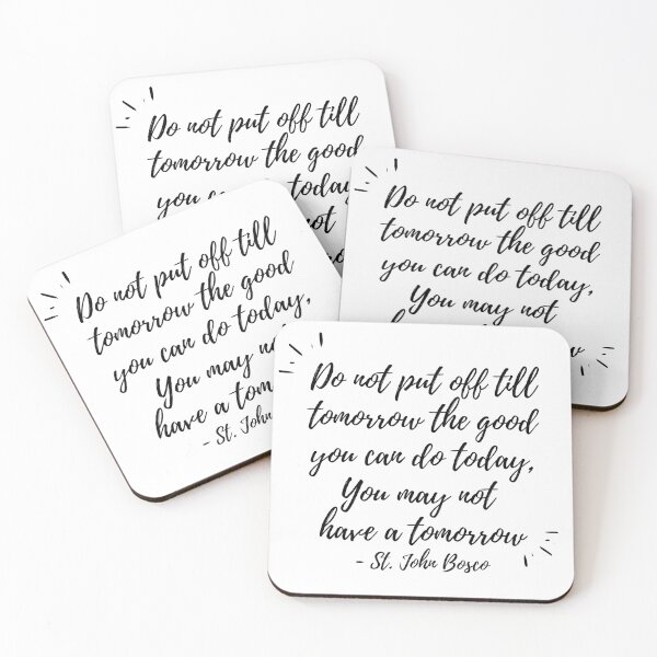Item preview, Do not put off till tomorrow (black text) designed and sold by Grace Feucht.