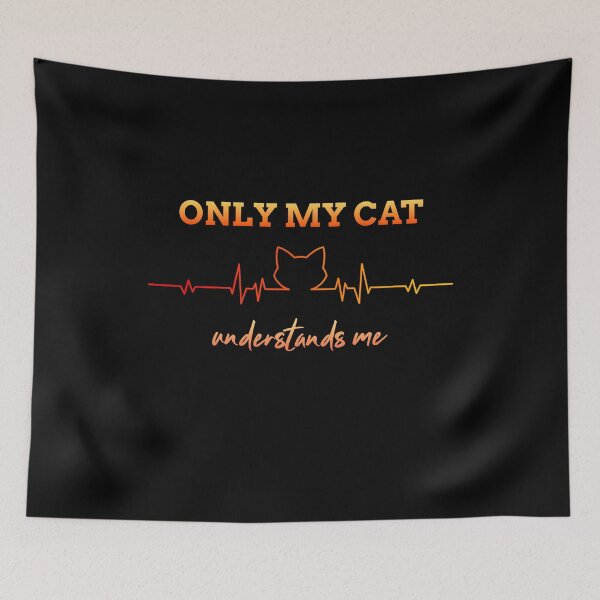 Item preview, Only My Cat Understands Me designed and sold by sketchypages.