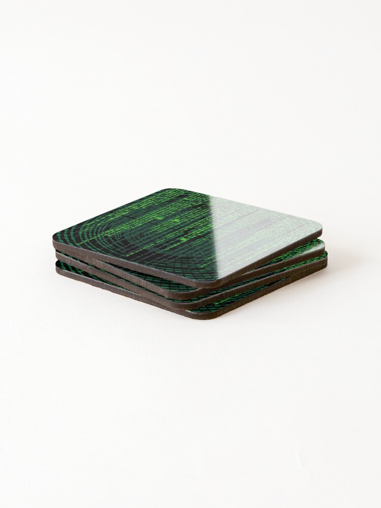 Thumbnail 4 of 5, Coasters (Set of 4), Matrix designed and sold by ReevaliteStore.