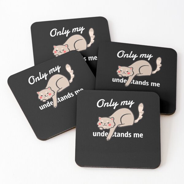 Item preview, Only My Cat Understands Me designed and sold by sketchypages.