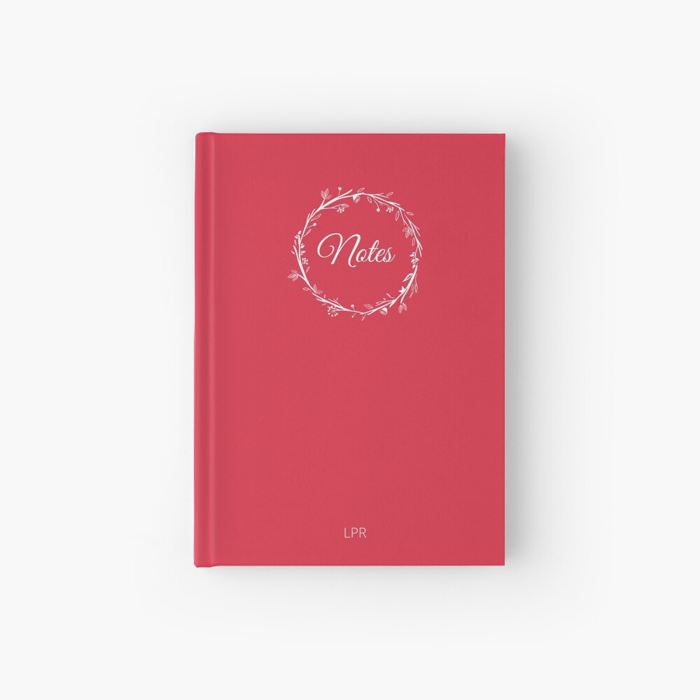 Cuaderno rojo  Cuaderno de tapa dura