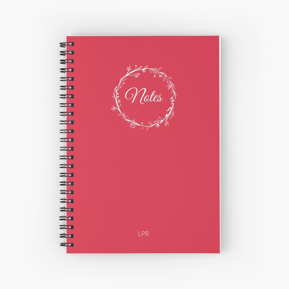 Vista previa del artículo con la obra «Cuaderno de espiral», diseñado y vendido por Lapetiteredac.