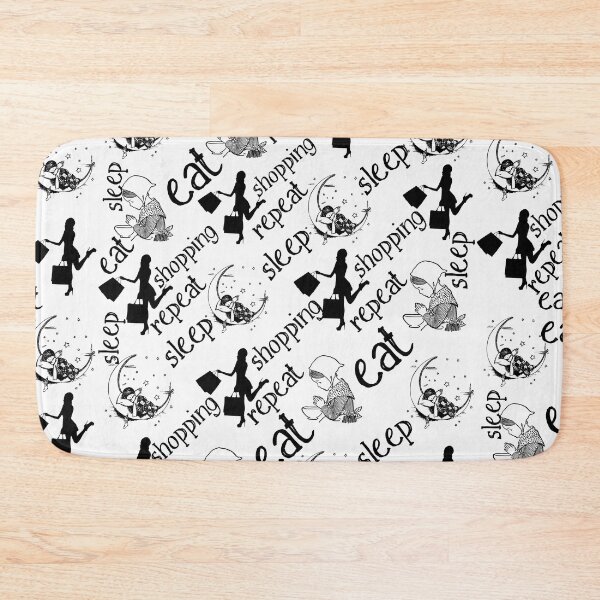 Item preview,  Eat Sleep Shopping Repeat, Funny design  designed and sold by happy gift art.