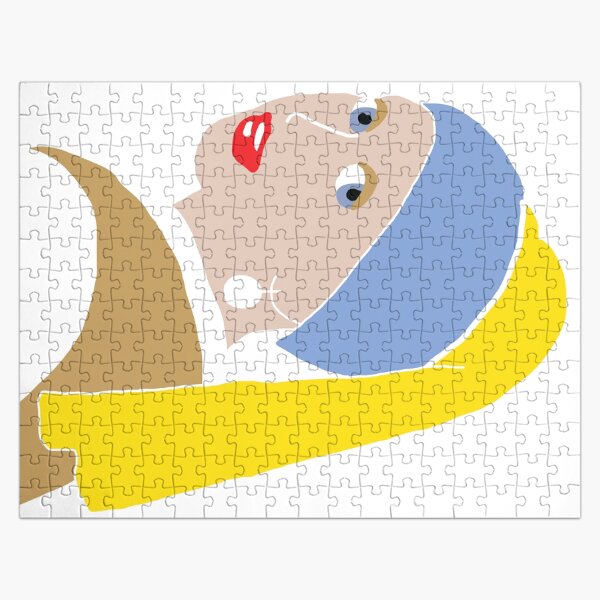 Girl with a Pearl Earring Minimized Jigsaw Puzzle