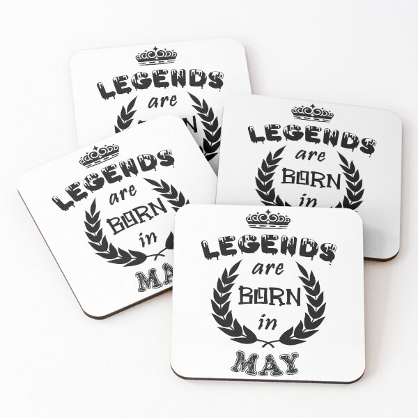 Item preview, Legends Are Born in May designed and sold by ZaydounStark.