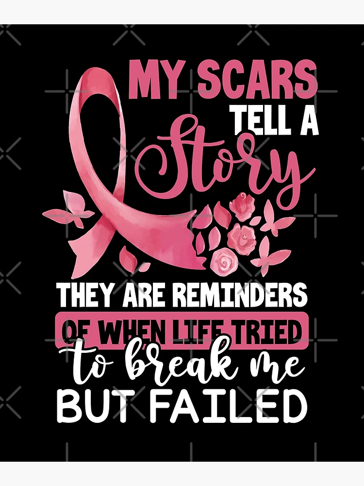 Tumbler Breast Cancer Awareness, One Thankful Survivor My Scars