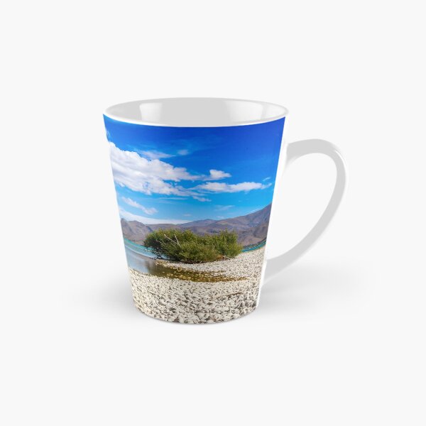 Item preview, The slow flowing Pukaki river as it flows into Lake Benmore on a sunny day, New Zealand designed and sold by SnapTPhotograph.