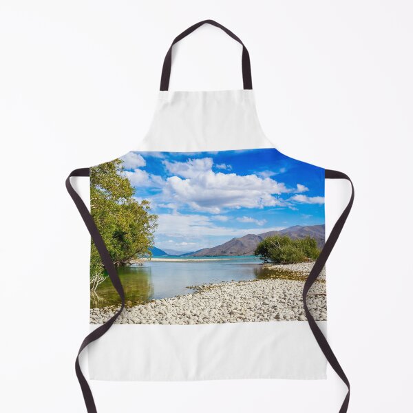 Item preview, The slow flowing Pukaki river as it flows into Lake Benmore on a sunny day, New Zealand designed and sold by SnapTPhotograph.