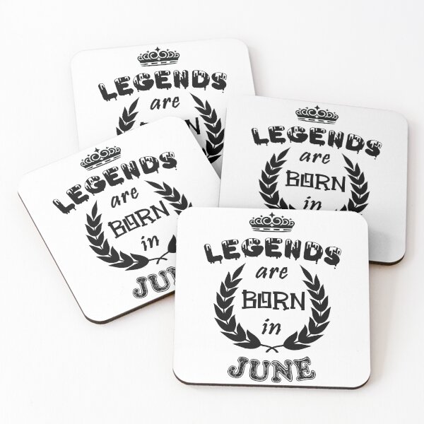 Item preview, Legends Are Born in June designed and sold by ZaydounStark.