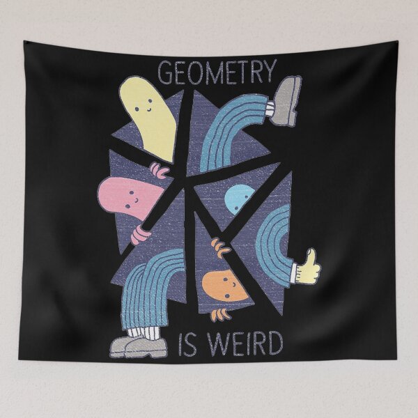 Item preview, GEOMETRY IS WEIRD! designed and sold by Marilou Dann.