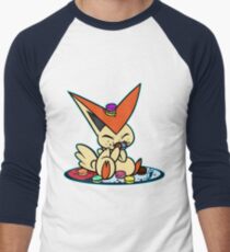VicTii Men's Baseball ¾ T-Shirt