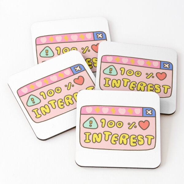 Item preview, 100% Interest Cute Design designed and sold by pinkieseal.