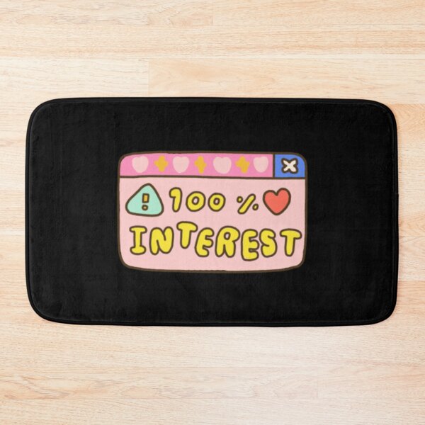 Item preview, 100% Interest Cute Design designed and sold by pinkieseal.
