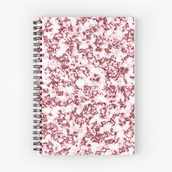 Aperçu de l'œuvre Motif de marbre en blanc avec des veines roses créée et vendue par DistantOverture.