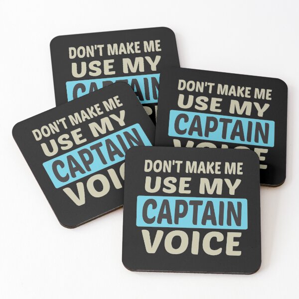 Item preview, Don't Make Me Use My Captain Voice, Cute Funny Gift Idea For Captain  designed and sold by awesomedraw.