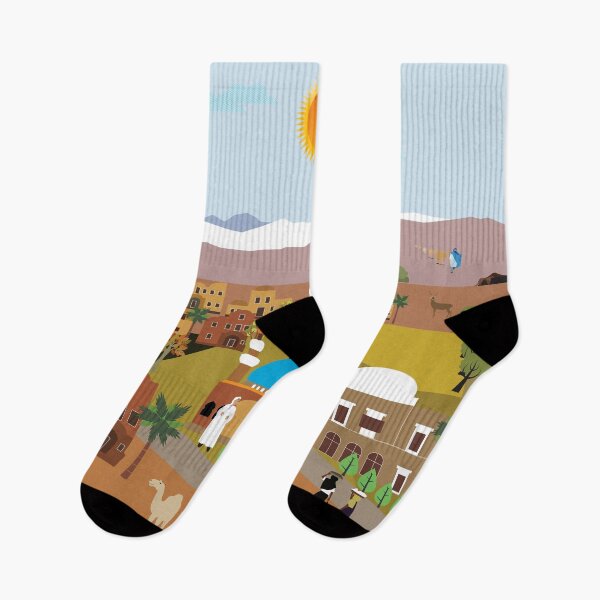 Item preview, Peaceful Arab village In the desert designed and sold by Design4uStudio.