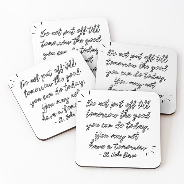 Item preview, Do not put off till tomorrow (black hollow text) designed and sold by Grace Feucht.