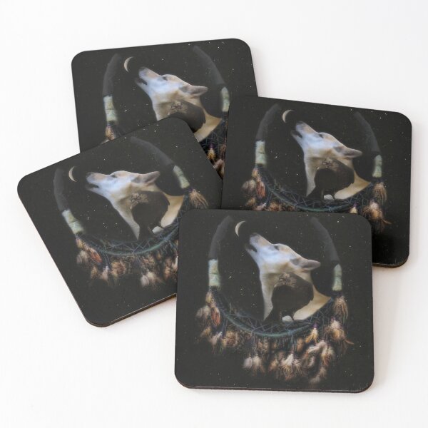Item preview, Raven Wolf and Dreamcatcher designed and sold by Stephanie Laird.