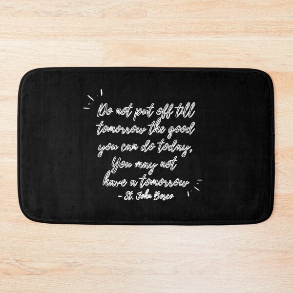 Item preview, Do not put off till tomorrow (white hollow text) designed and sold by Grace Feucht.