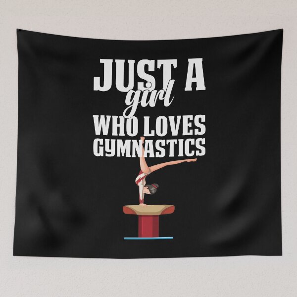 Item preview, Just A Girl Who Loves Gymnastics T-Shirt T-Shirt designed and sold by BlackDodo.