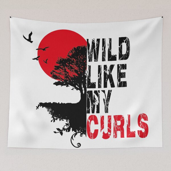 Item preview, wild like  curlsmy designed and sold by ishako online.