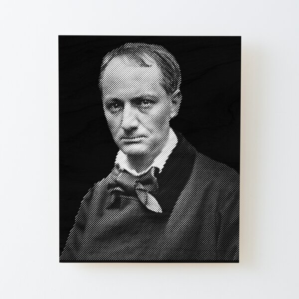 Charles Baudelaire Wood Mounted Print
