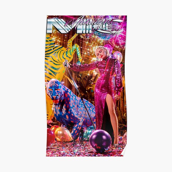 Miley Midnight Sky Poster