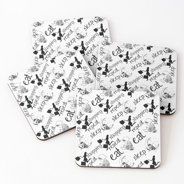 Item preview,  Eat Sleep Shopping Repeat, Funny design  designed and sold by happy gift art.