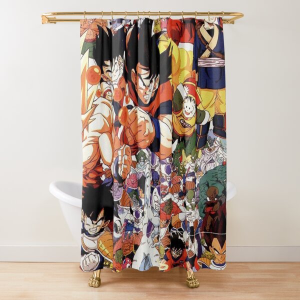 Dragon Ball Z Manga Shower Curtains Redbubble