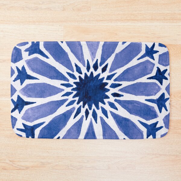 Item preview, Blue moroccan tiles designed and sold by Carolin Bentbib.