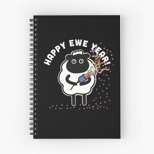 Item preview, Happy Ewe Year, New Year Sheep Pun designed and sold by Funful.