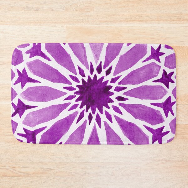 Item preview, Purple moroccan tiles designed and sold by Carolin Bentbib.