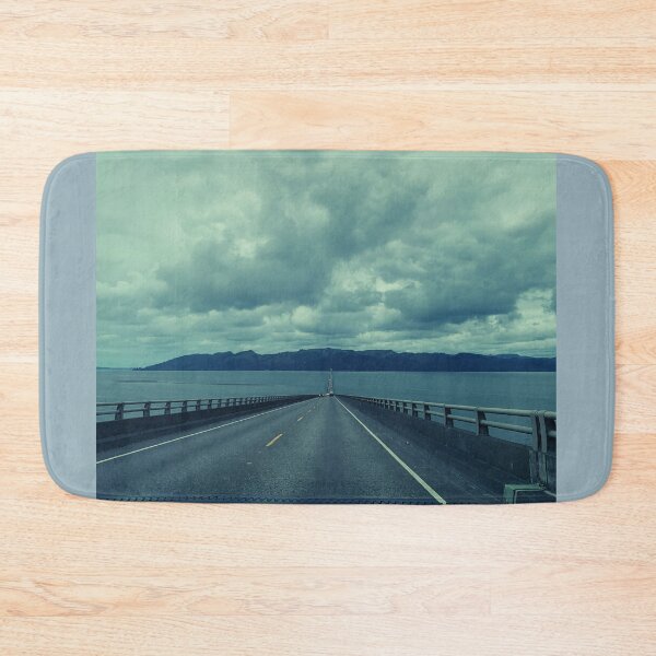 Item preview, Long Bridge Gloomy Skies and Ocean designed and sold by EdenLiving.