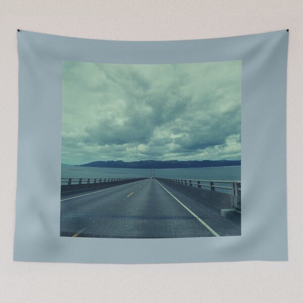 Item preview, Long Bridge Gloomy Skies and Ocean designed and sold by EdenLiving.