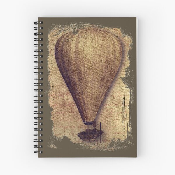 Item preview, Vintage Parchment Hot Air Balloon designed and sold by AeroAstro.