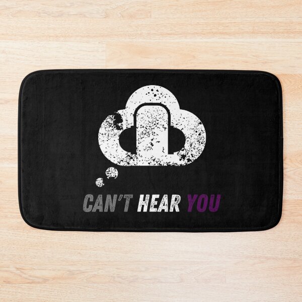Item preview, Cool Graphic Asexual - Can't Hear You I'm Gaming - Can't Hear You Music designed and sold by WonderWear.