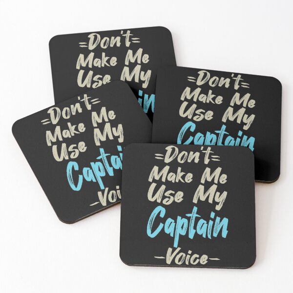 Item preview, Don't Make Me Use My Captain Voice, Cute Funny Gift Idea For Captain  designed and sold by awesomedraw.