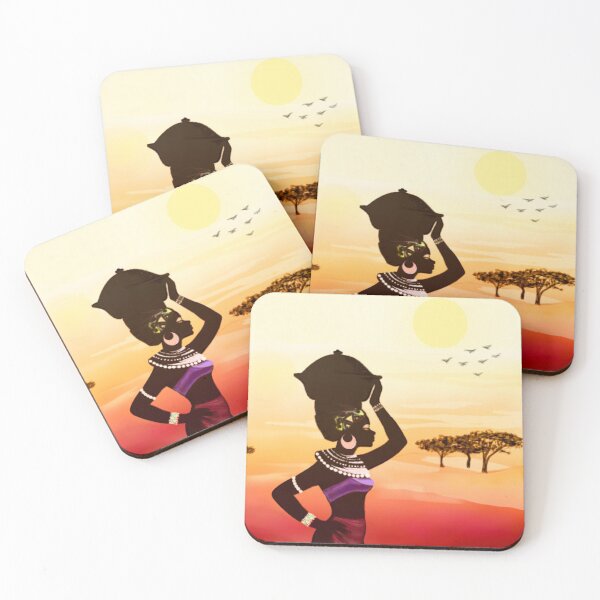Item preview, African tribal girl  designed and sold by StylishSpectrum.