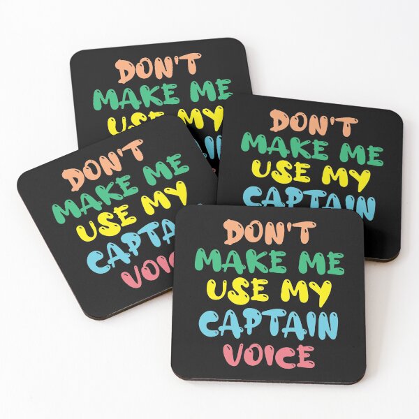 Item preview, Don't Make Me Use My Captain Voice, Cute Funny Gift Idea For Captain  designed and sold by awesomedraw.