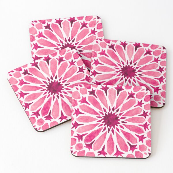 Artikelvorschau, Pink moroccan Tiles entworfen und verkauft von Carolin Bentbib.