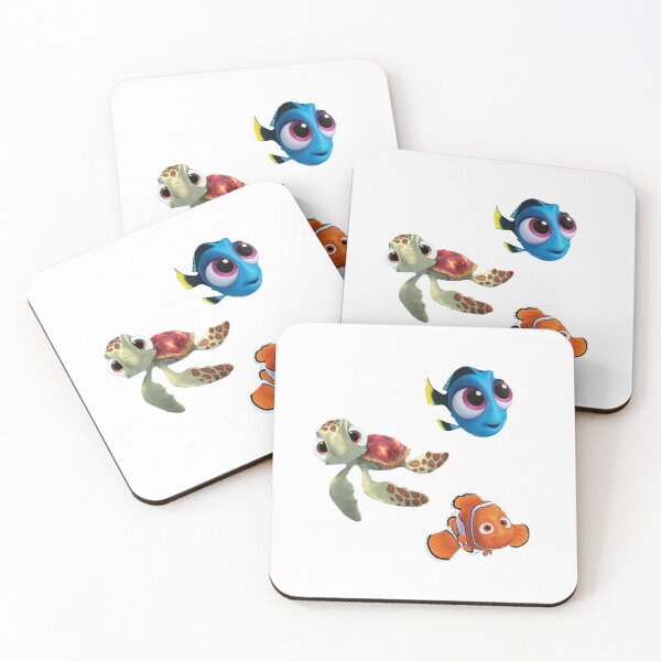 Item preview, Nemo and Dori turtle cute sea  fish sticker pack designed and sold by lil-stickershop.